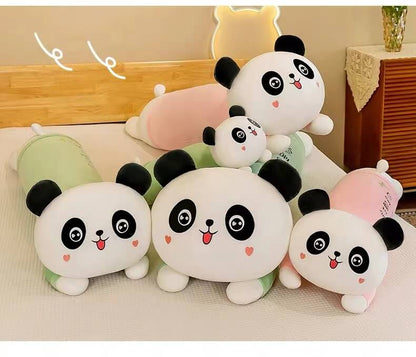 Almohada de Oso Panda, con Cabeza Grande, en 2 Colores, Regalo para Parejas