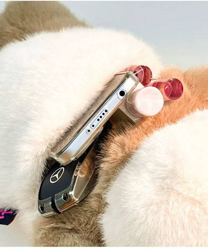 Qi Zai Panda Doll, Brown Panda Bag, 35cm/ 13.78''