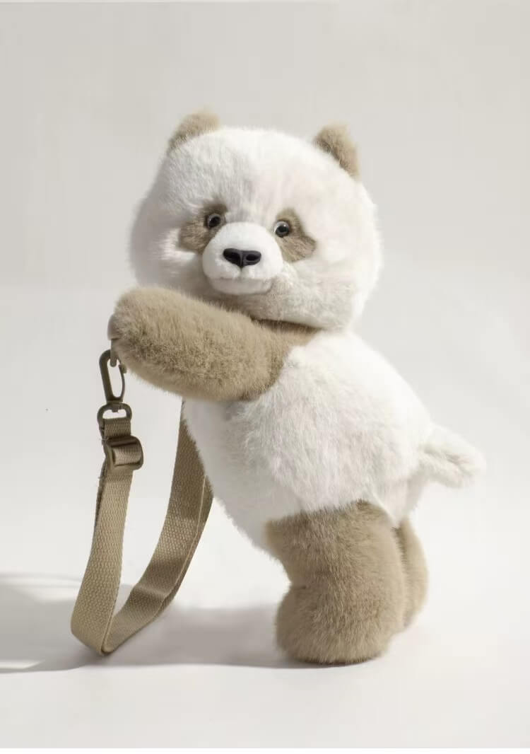 Qi Zai Panda Doll, Brown Panda Bag, 35cm/ 13.78'' – Chuan-X Panda