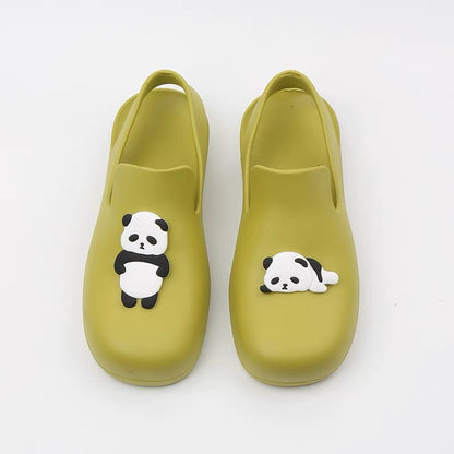 Panda Slipper, Indoor Outdoor Slipper, Summer Slipper, in 3 Colors