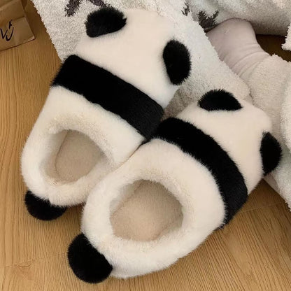 Panda Slipper, Cute Plush Slippers For Autumn & Winter