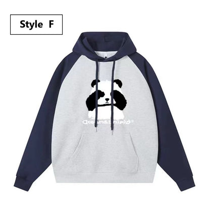 Sweat à capuche Panda, sweat-shirts assortis en famille avec Panda aveuglant
