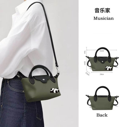 Adorable Panda Bolso Tote, Le Pliage, en 2 colores