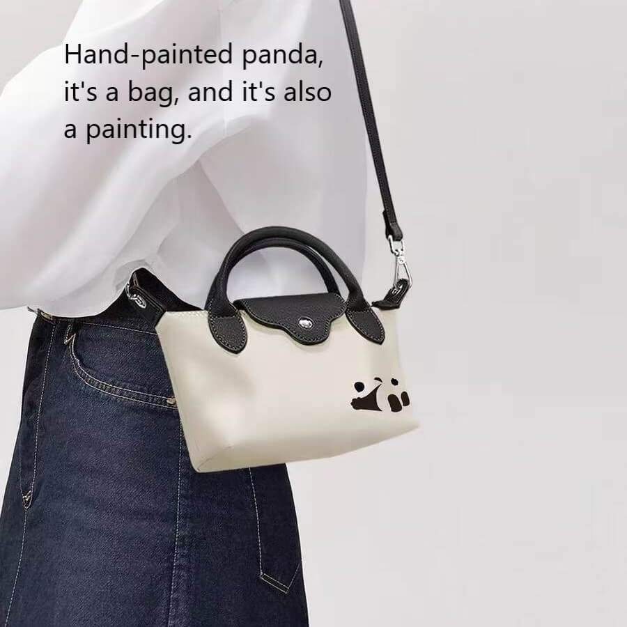 Adorable Panda Bolso Tote, Le Pliage, en 2 colores