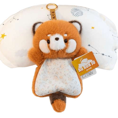 Healing Red Panda Plush, Fashionable Red Panda Pendant