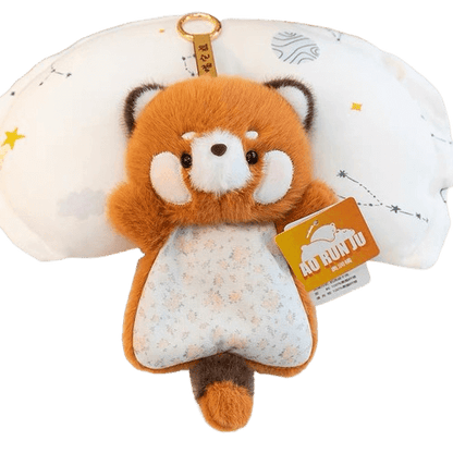 Healing Red Panda Plush, Fashionable Red Panda Pendant