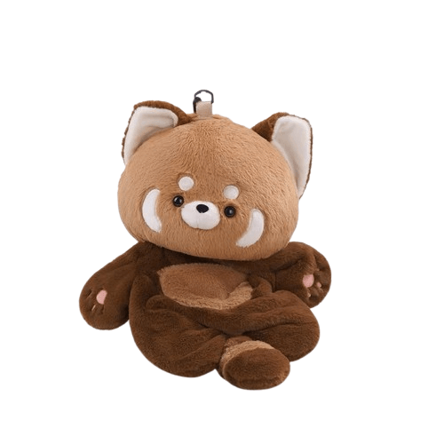 Large Red Panda Backpack, Kwaii Plush Backpack