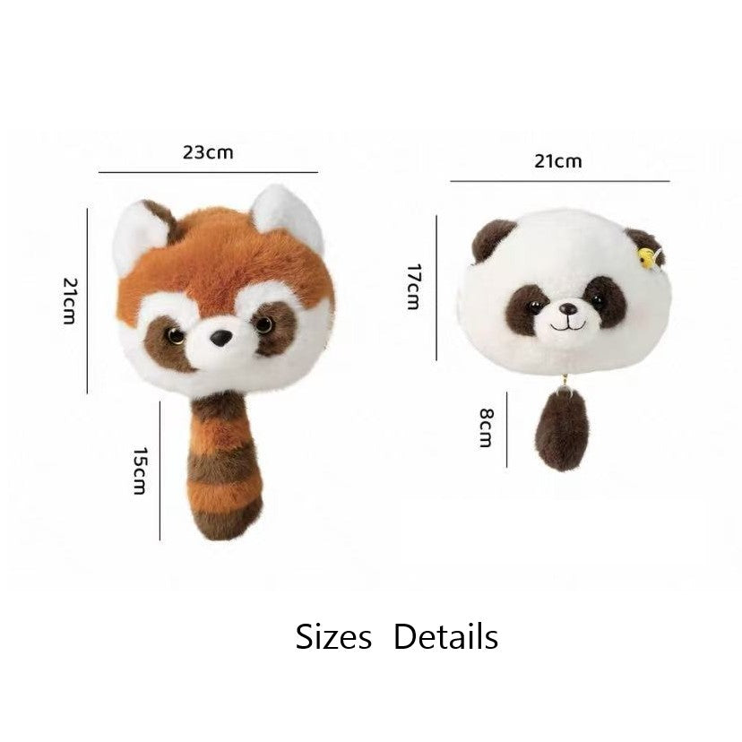 Sac à bandoulière en peluche et mignon, Qizai Panda, Hehua Panda