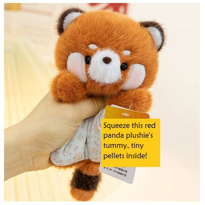 Healing Red Panda Plush, Fashionable Red Panda Pendant