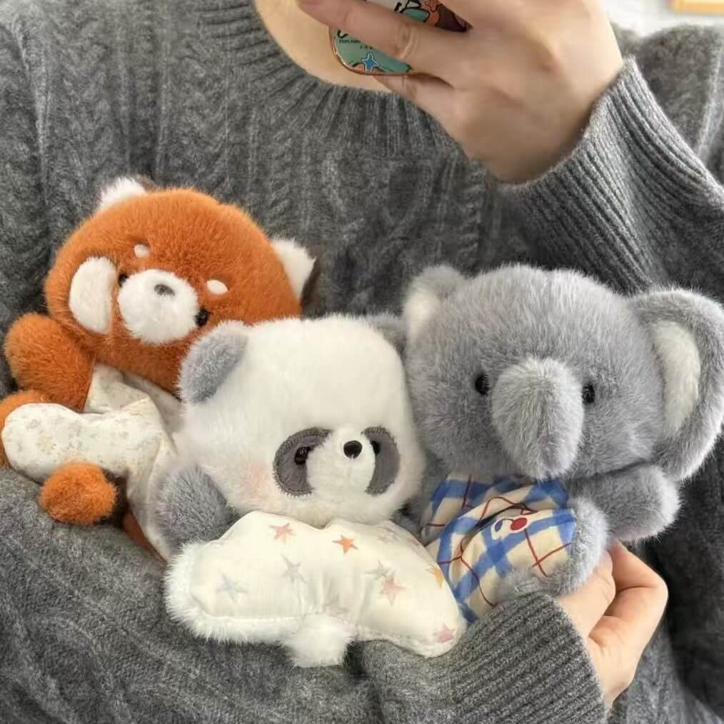 Healing Red Panda Plush, Fashionable Red Panda Pendant