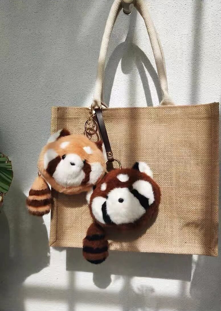 Red Panda Bag, in 2 Colors, 9.5 ''