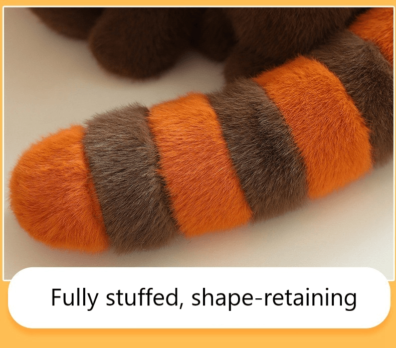 Peluche de panda rojo grande y enojado, en 3 tamaños