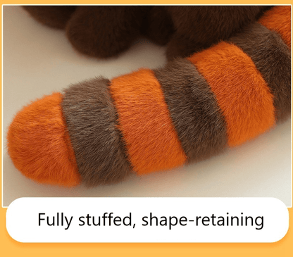 Peluche de panda rojo grande y enojado, en 3 tamaños