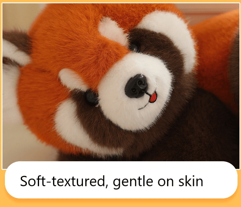 Peluche de panda rojo grande y enojado, en 3 tamaños