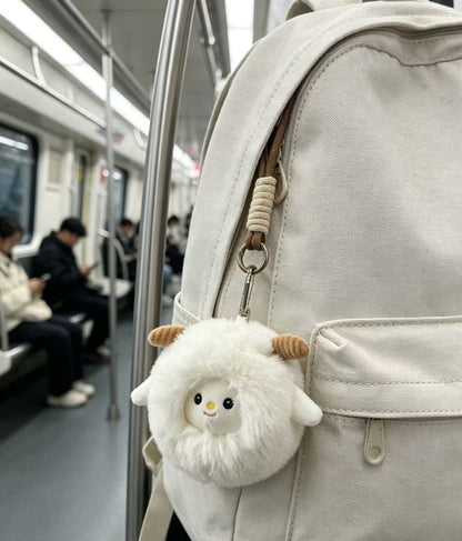 Chubby Lamb Plush Toy, Zodiac Plush for Bag Decoration 🐑