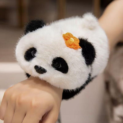 Divertido anillo de mano Bang-Bang, pequeño panda de peluche en 4 estilos