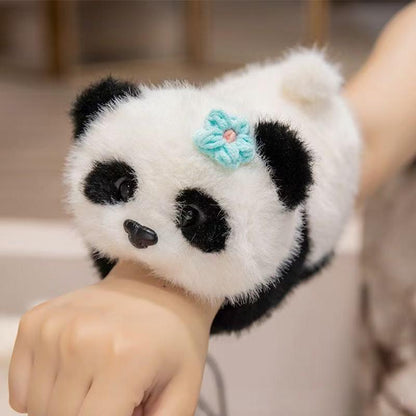 Divertido anillo de mano Bang-Bang, pequeño panda de peluche en 4 estilos