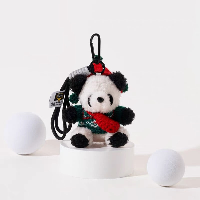 Kawaii Small Stuffed Panda Bear, Bag Decoration