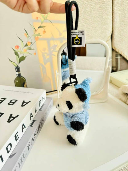 Kawaii Small Stuffed Panda Bear, Bag Decoration
