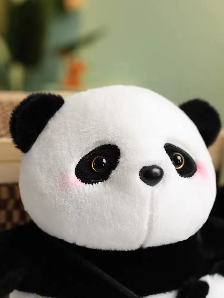 Stuffed Panda Bear, Small Size, with Panda Bag